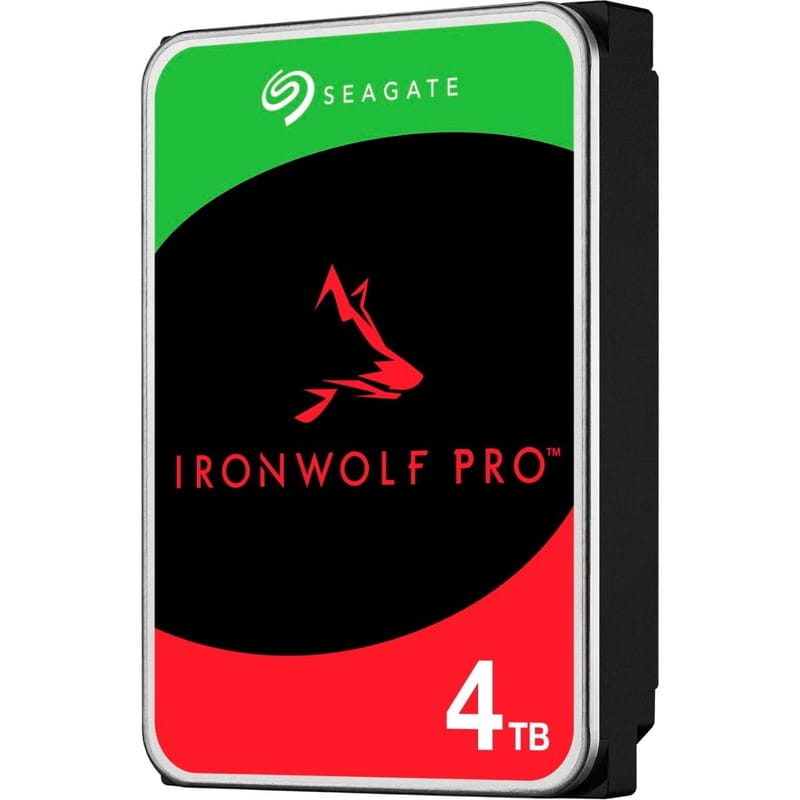 Накопитель HDD SATA 4.0TB Seagate IronWolf Pro 7200rpm 256MB (ST4000NT001)