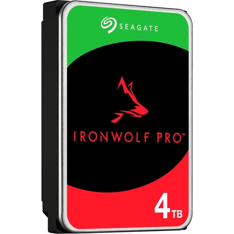 Накопитель HDD SATA 4.0TB Seagate IronWolf Pro 7200rpm 256MB (ST4000NT001)
