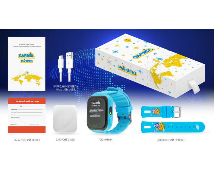 Детские смарт-часы Garmix PointPRO-100 WiFi Blue