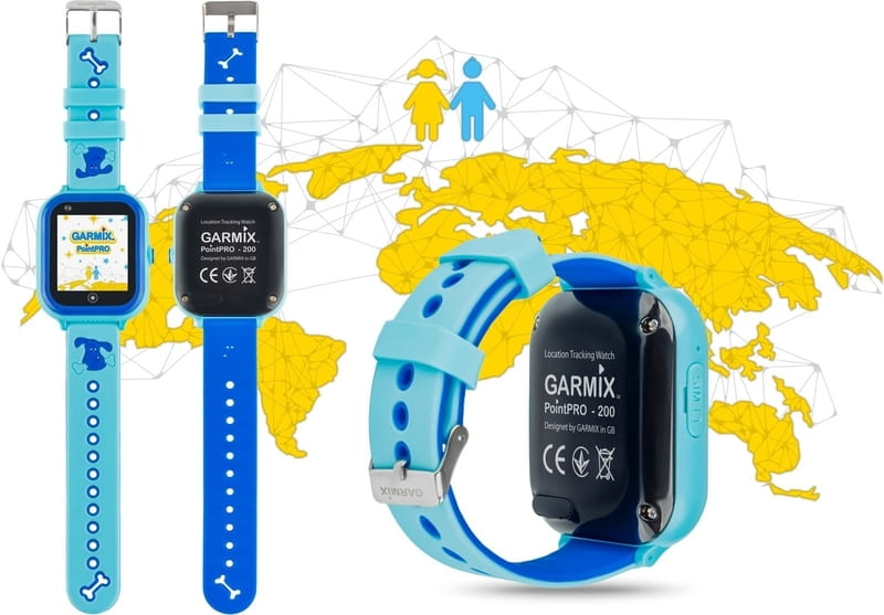 Дитячий смарт-годинник Garmix PointPRO-200 4G/GPS/WiFi Blue