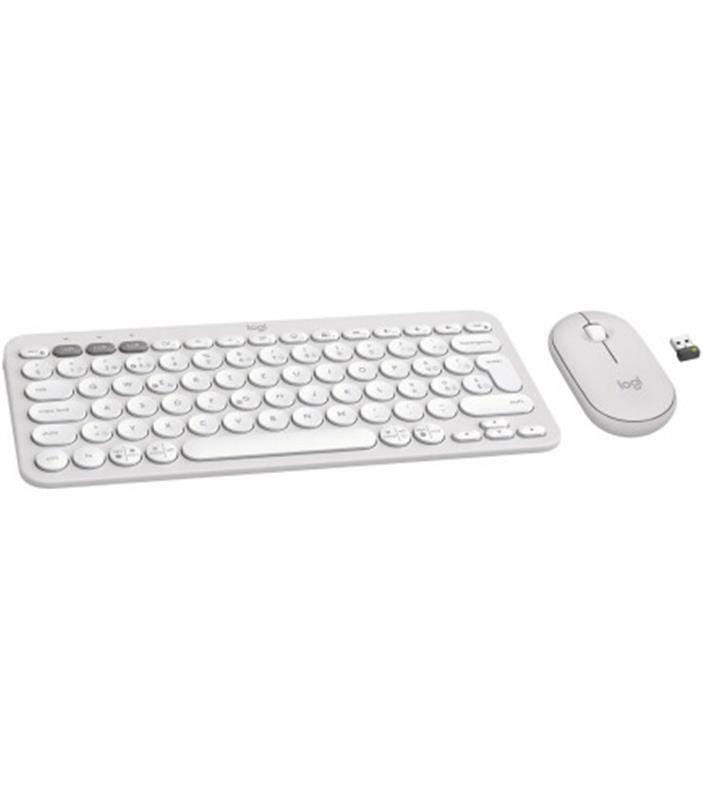 Комплект (клавиатура, мышь) беспроводной Logitech Pebble 2 Combo White (920-012240)
