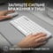Фото - Комплект (клавіатура, миша) бездротовий Logitech Pebble 2 Combo White (920-012240) | click.ua