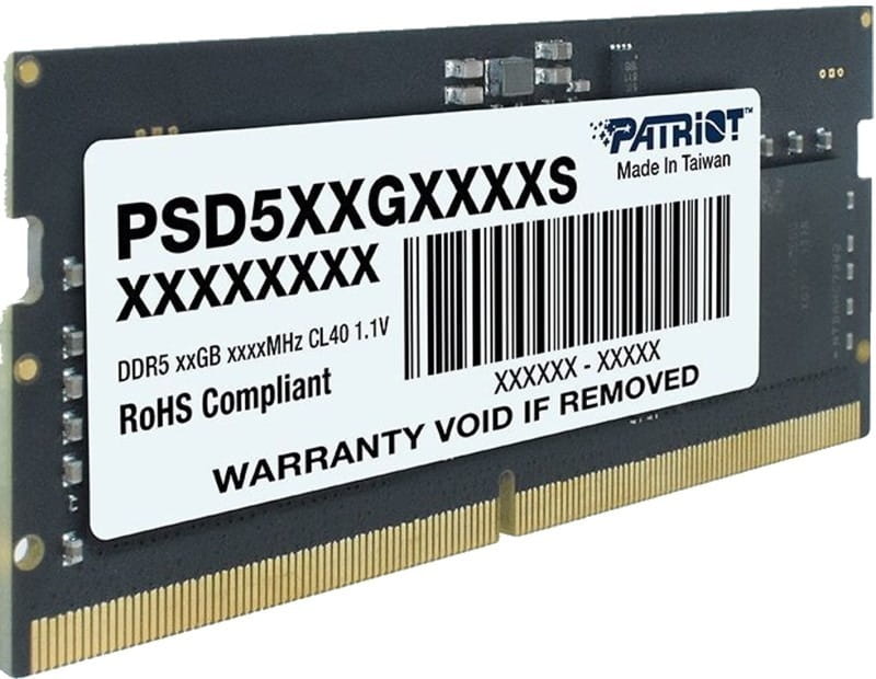 Модуль памяти SO-DIMM 16GB/5600 DDR5 Patriot Signature Line (PSD516G560081S)