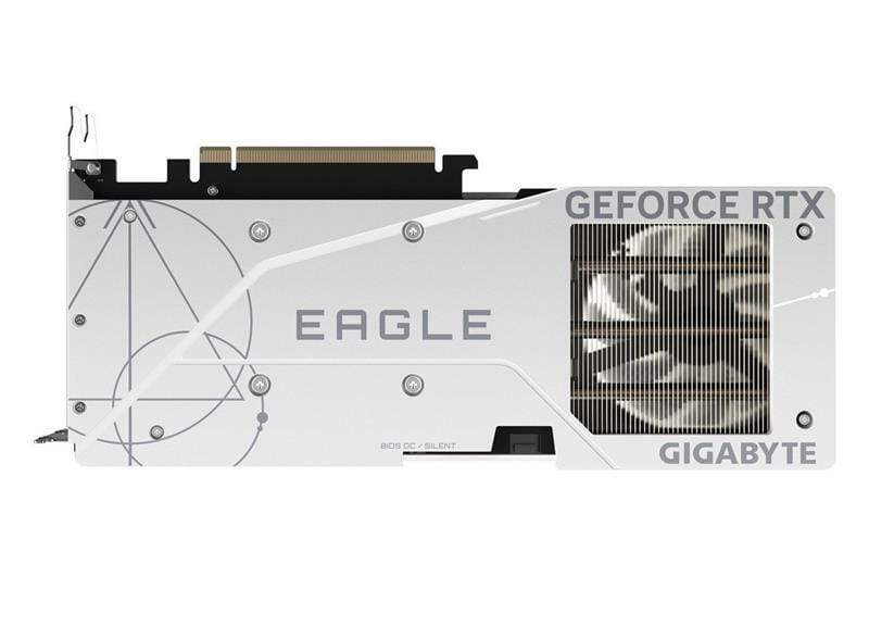Видеокарта GF RTX 4060 Ti  8GB GDDR6 Eagle OC Ice Gigabyte (GV-N406TEAGLE OC ICE-8GD)