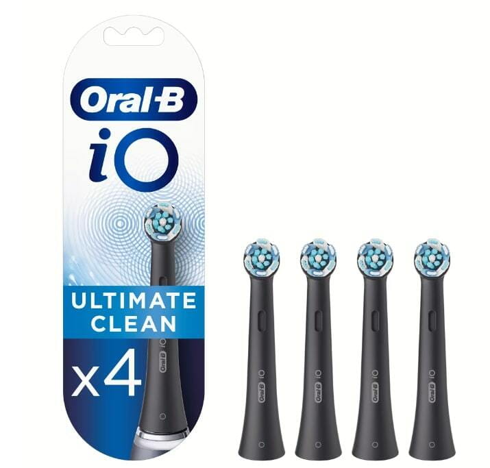 Насадка для зубной электрощетки Braun Oral-B iO RB Ultimate Clean Black 4шт