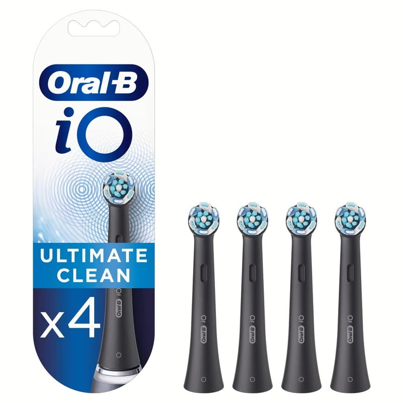 Насадка для зубної електрощітки Braun Oral-B iO RB Ultimate Clean Black 4шт