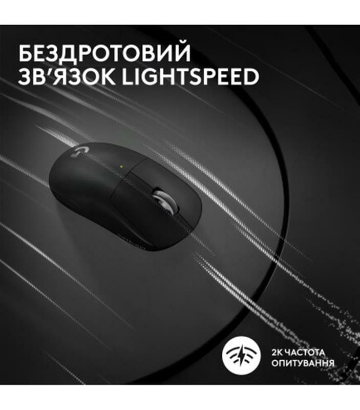Мышь беспроводная Logitech G Pro X Superlight 2 Black (910-006630)