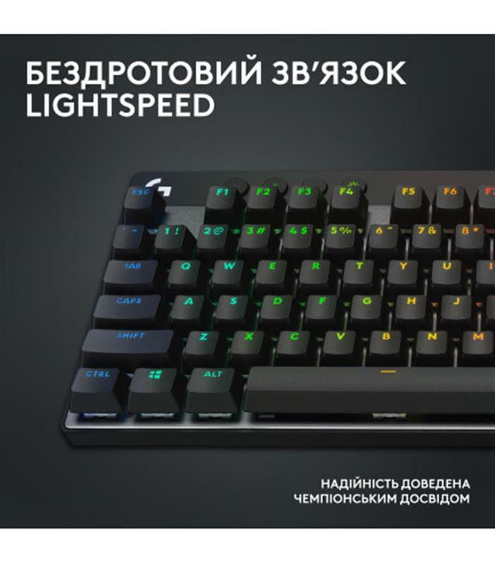 Клавиатура Logitech G PRO X TKL Lightspeed Black Tactile (920-012136)