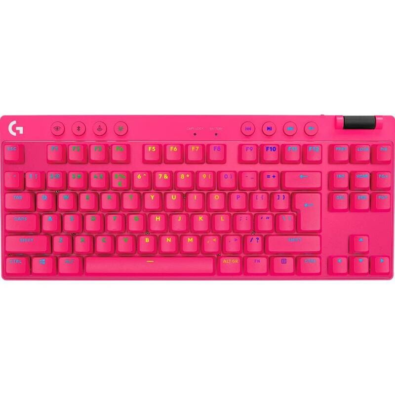 Клавиатура беспроводная Logitech G PRO X TKL Lightspeed Magenta (920-012159)