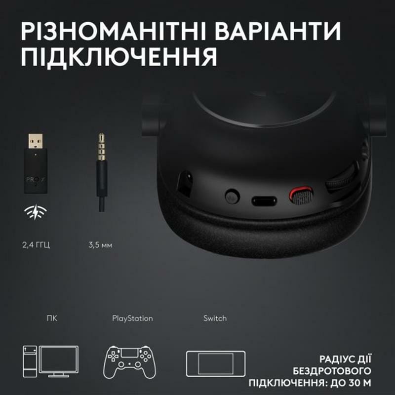 Гарнитура Logitech G Pro X2 Wireless LightSpeed Magenta (981-001275)