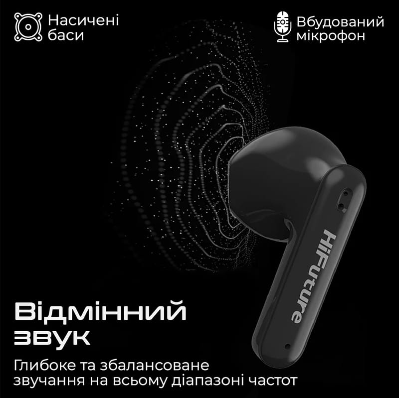 Bluetooth-гарнитура HiFuture ColorBuds2 Black (colorbuds2.black)