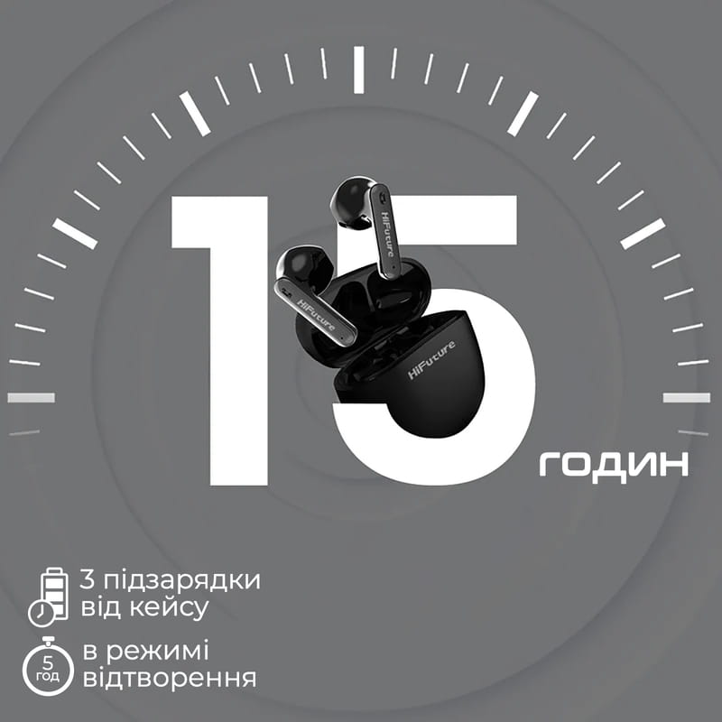 Bluetooth-гарнитура HiFuture ColorBuds2 Black (colorbuds2.black)