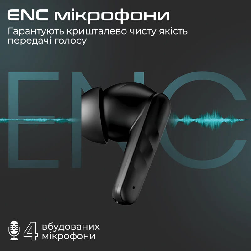 Bluetooth-гарнітура HiFuture SonicBliss Black (sonicbliss.black)