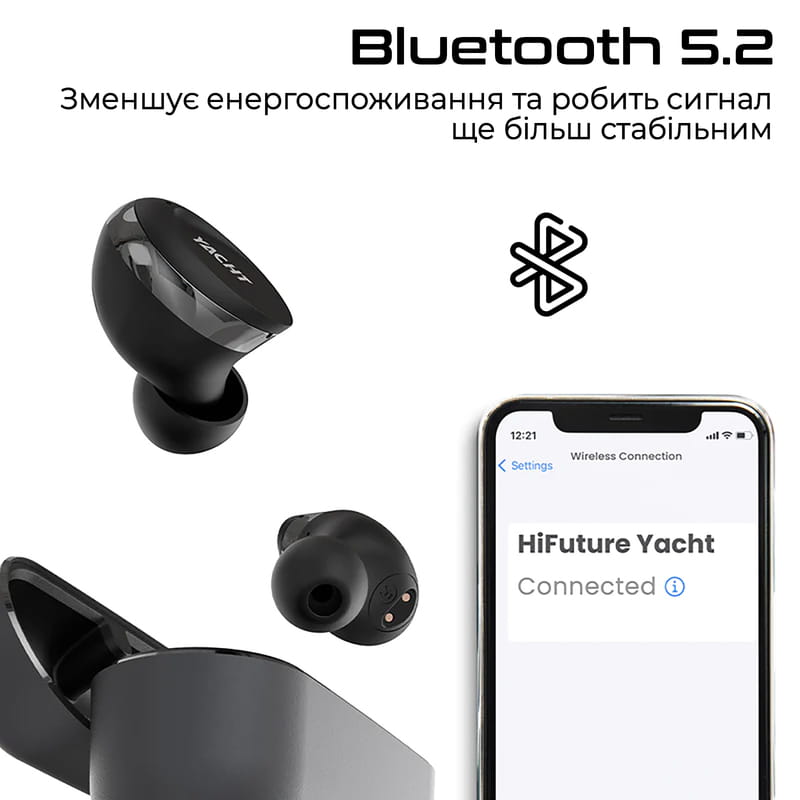 Bluetooth-гарнитура HiFuture Yacht Black (yacht.black)