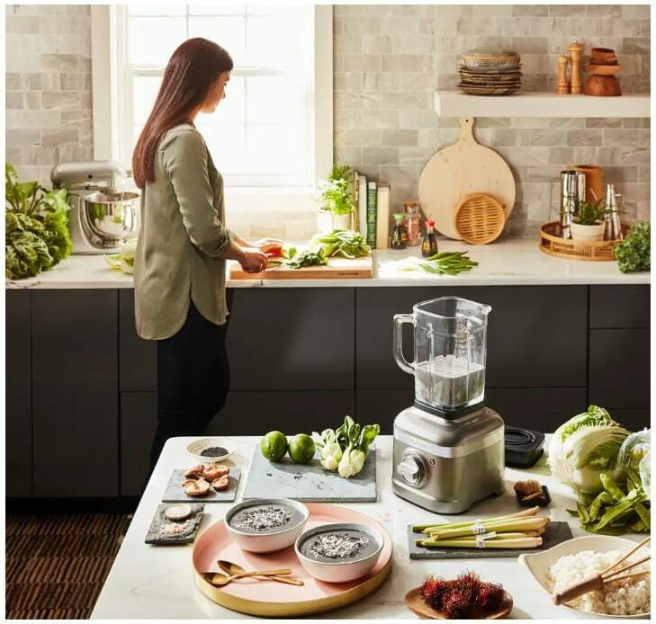 Блендер стаціонарний KitchenAid Artisan K400 Silver Medallion (5KSB4026EMS)