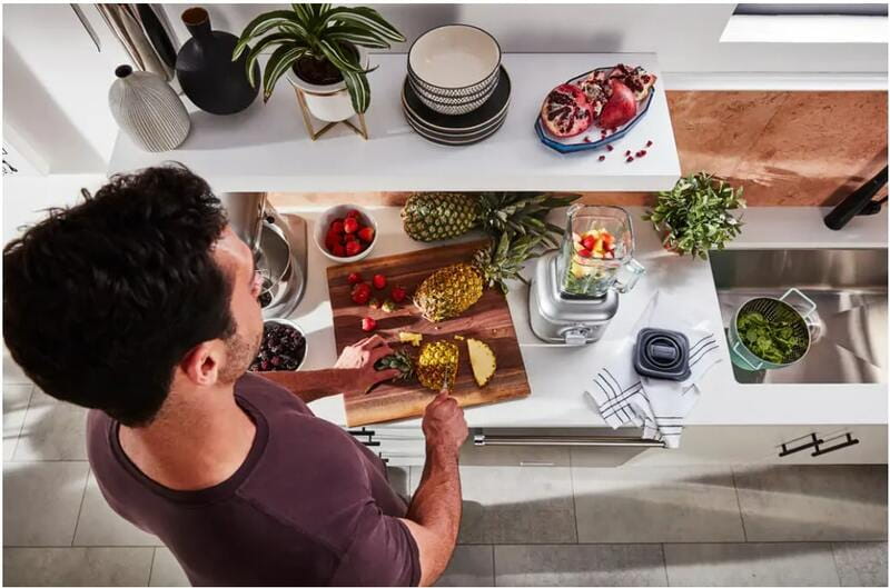 Блендер стаціонарний KitchenAid Artisan K400 Silver Medallion (5KSB4026EMS)