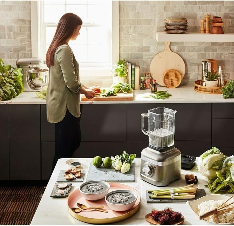 Блендер стаціонарний KitchenAid Artisan K400 Silver Medallion (5KSB4026EMS)