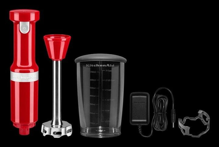 Блендер заглибний KitchenAid Cordless 5KHBBV53EER Red
