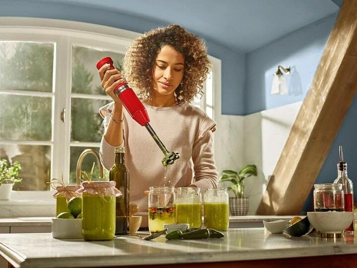 Блендер заглибний KitchenAid Cordless 5KHBBV53EER Red