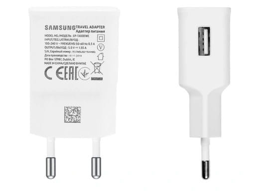 Сетевое зарядное устройство Samsung (1USB, 1.55А) White (EP-TA50EWE) OEM