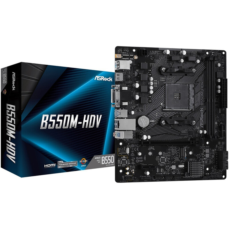 Материнская плата ASRock B550M-HDV Socket AM4
