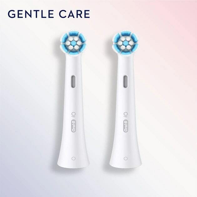 Насадка для зубной электрощетки Braun Oral-B iO RB Gentle Care White 2шт