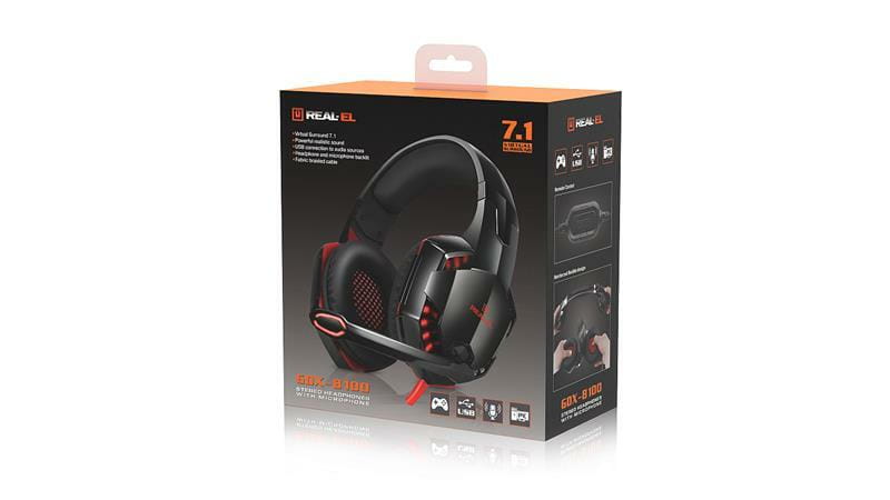 Гарнітура REAL-EL GDX-8100 Black