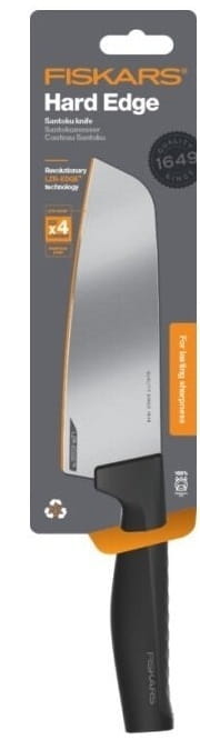 Ніж Santoku Fiskars Hard Edge 16 см (1051761)