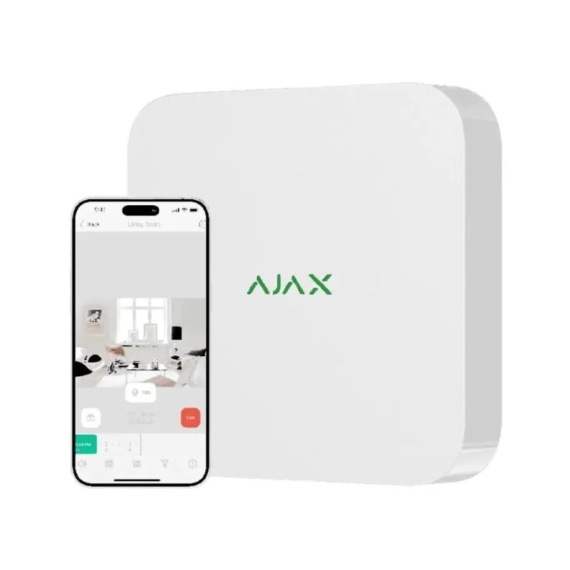 Видеорегистратор Ajax NVR (8ch) (8EU) ASP White