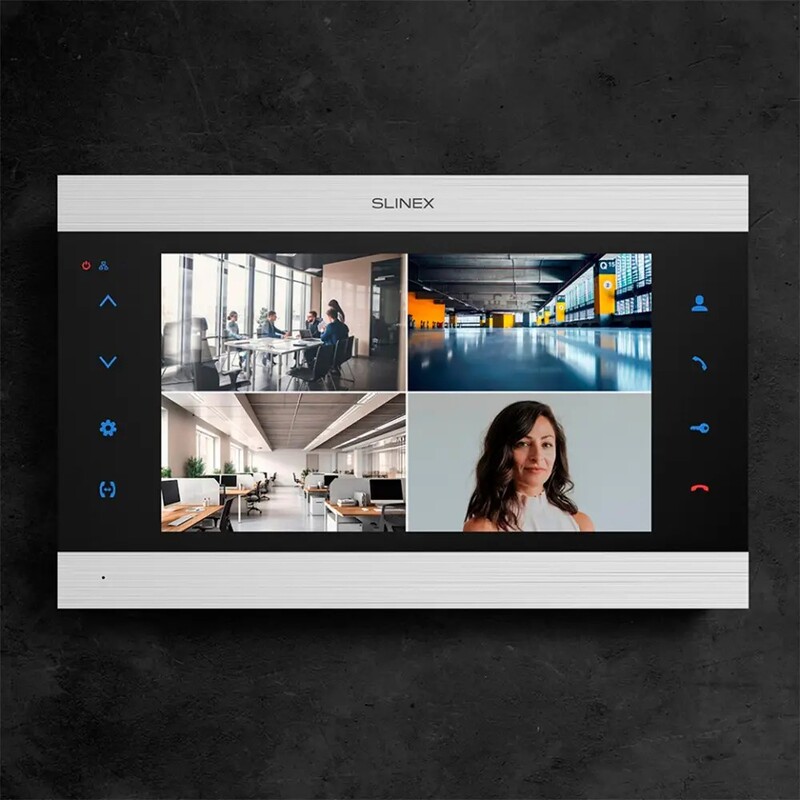 IP-відеодомофон Slinex SL-10N Cloud Silver/Black