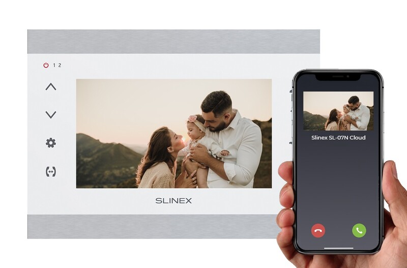IP-відеодомофон Slinex SL-07N Cloud Silver/White