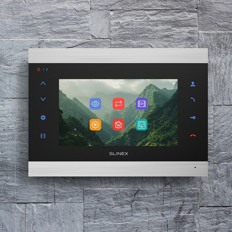 IP-відеодомофон Slinex SL-07N Cloud Silver/Black