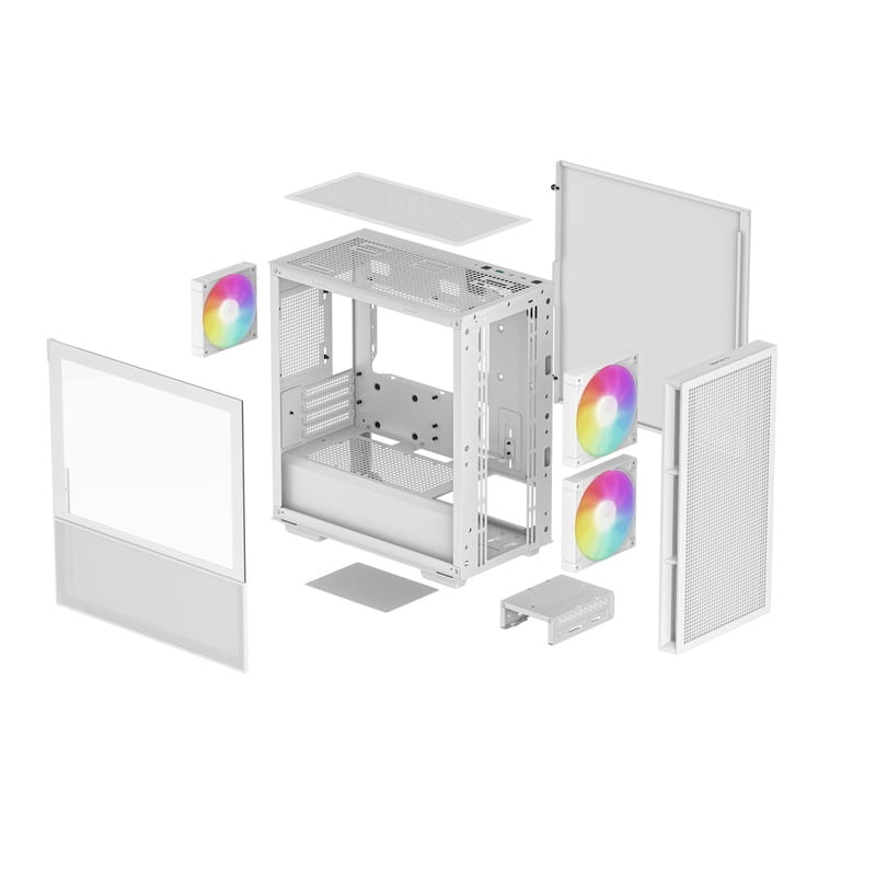 Корпус DeepCool CH360 White (R-CH360-WHAPE3-G-1) без БЖ