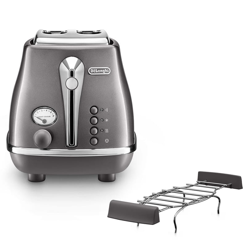 Тостер Delonghi CTOT 2103 GY Icona Metallics