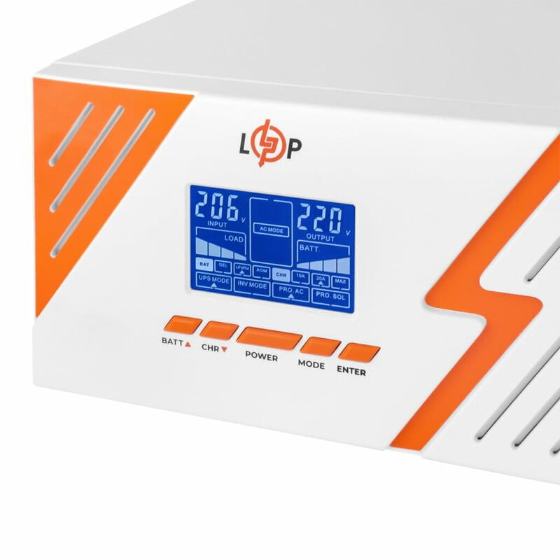 Джерело безперебійного живлення LogicPower LPM-PSW-1500VA (1050 Вт) White