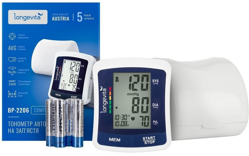 Тонометр Longevita BP-2206