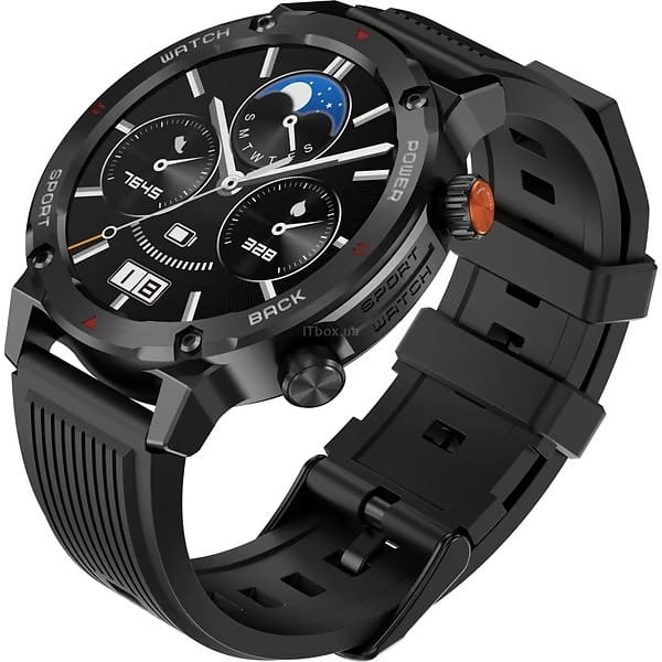 Смарт-часы iMiki D2 Black Silicone Strap