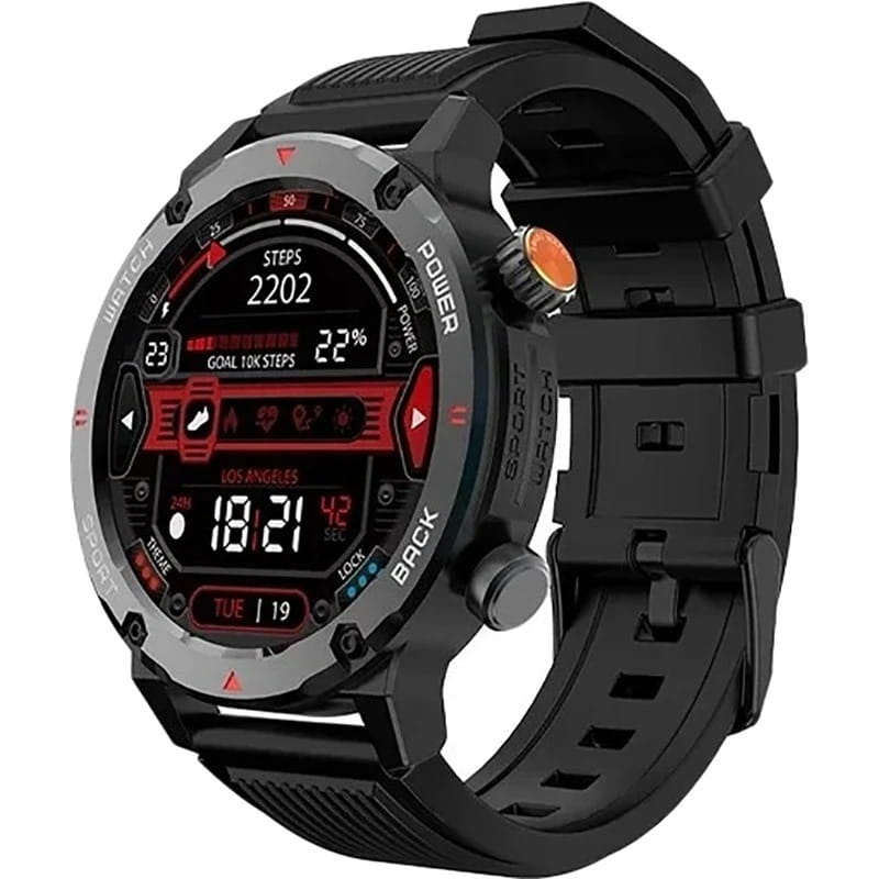 Смарт-часы iMiki D2 Black Silicone Strap