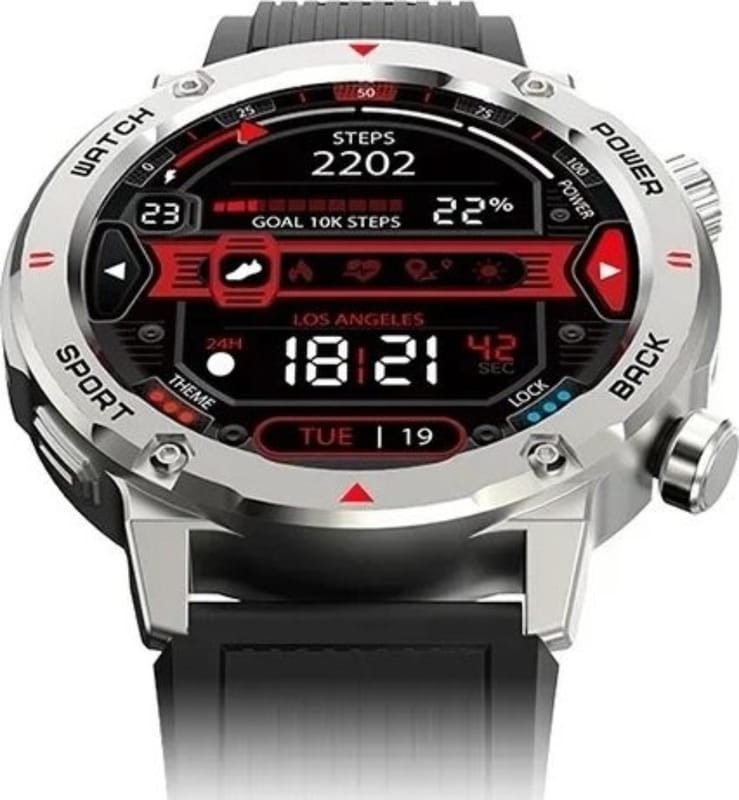 Смарт-часы iMiki D2 Silver Silicone Strap