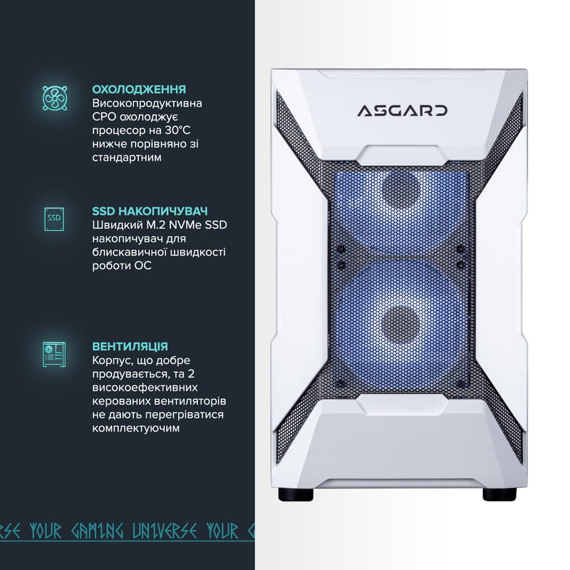 Персональный компьютер ASGARD Garm (I145.32.S10.47S.4725)