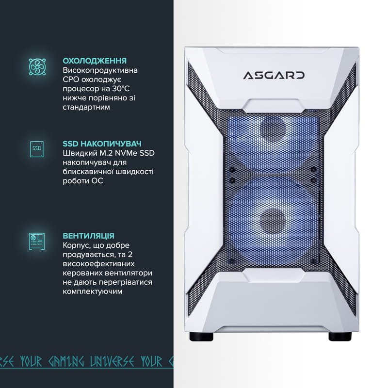 Персональный компьютер ASGARD Valkyrie (A76X.64.S10.46T.4794)