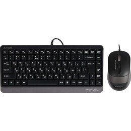 Комплект (клавиатура, мышь) A4Tech Fstyler F1110 Grey USB