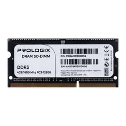 Модуль пам`ятi SO-DIMM 4GB/1600 DDR3 Prologix (PRO4GB1600D3S)