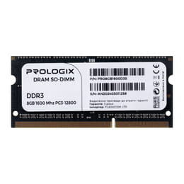 Модуль памяти SO-DIMM 8GB/1600 DDR3L  Prologix (PRO8GB1600D3S)