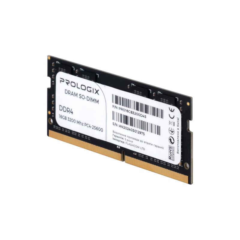 Модуль памяти SO-DIMM 8GB/3200 DDR4 Prologix (PRO8GB3200D4S)