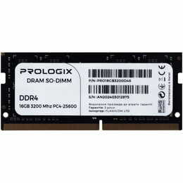 Модуль пам`ятi SO-DIMM DDR4 16GB/3200 Prologix (PRO16GB3200D4S)