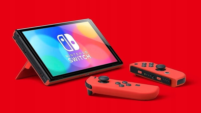 Игровая консоль Nintendo Switch OLED Red Mario Special Edition (45496453633)