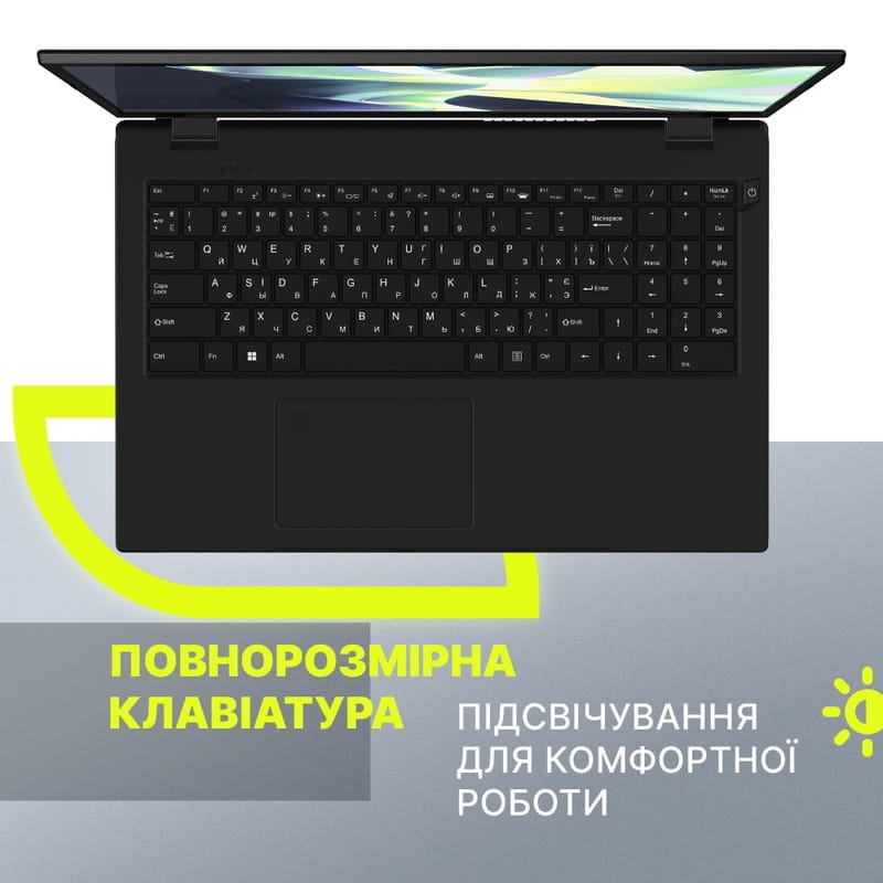 Ноутбук Prologix M15-720 (PLT.15І316S5.W11PE.014) Black