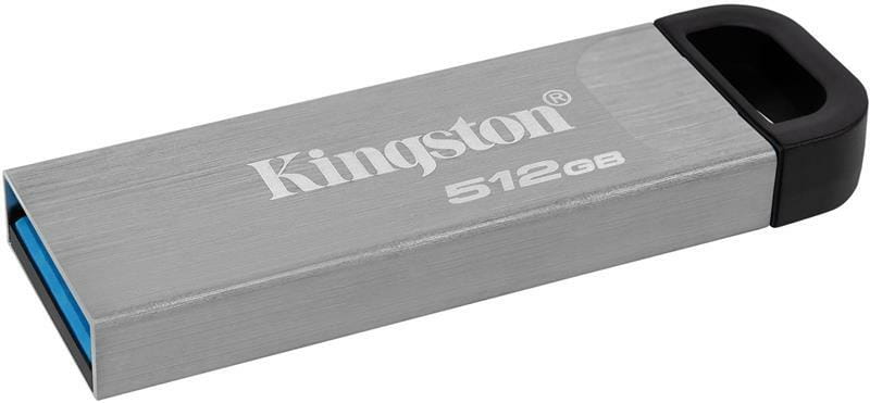 Флеш-накопитель USB3.2 512GB Kingston DataTraveler Kyson Silver/Black (DTKN/512GB)