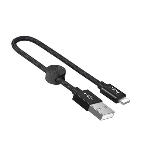 Фото - Кабель Hoco   X35 USB - Lightning, 0.25м, Black  X35LB0.25 (X35LB0.25)